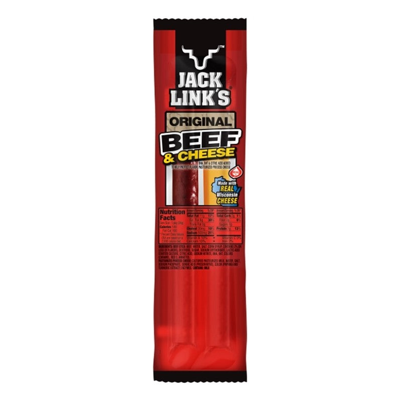 Jack Link's 01139 Snack, Stick, Original, 1.2 oz, Bag (Pack of 16)