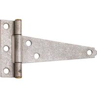 Light Duty T-Hinges 6 Inch Galvanized Steel 2 Pack