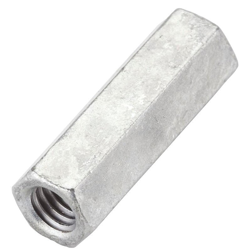 National Hardware 4013BC Series N182-684 Coupling Nut, UNC Thread, 3/8-16 Thread, Galvanized