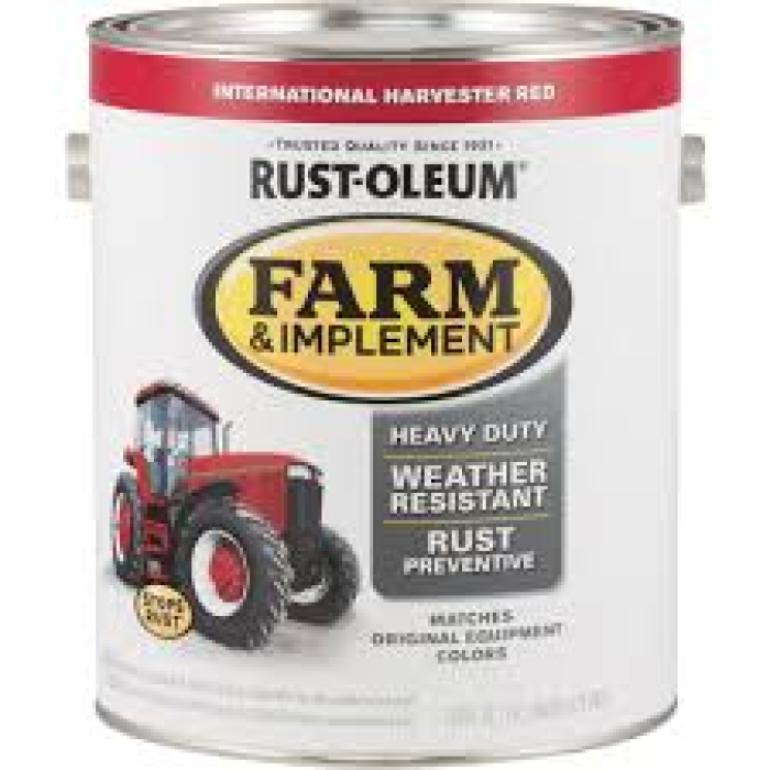 RUST-OLEUM SPECIALTY 7466402 Farm Equipment Enamel, International Red, 1 gal Can