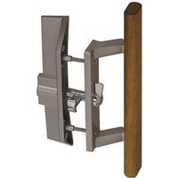 Patio Door Handle And Latch Set Aluminum And Wood