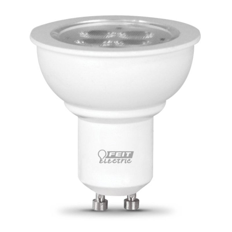 Feit Electric BPMR16GU10/500/95 LED Lamp, 120 V, 450 Lumens, 6 W, MR16 Lamp, 50 W Equivalent, GU10 Lamp Base