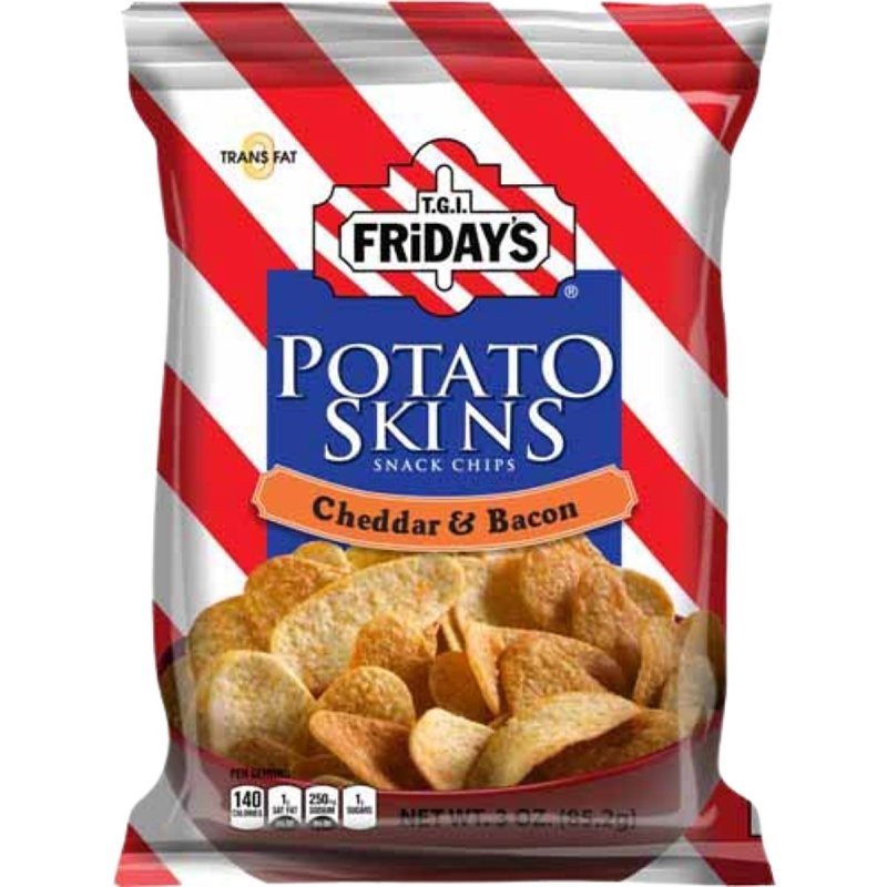 TGI Fridays 432890 Potato Skin, Cheddar Bacon, 3 oz (Pack of 6)
