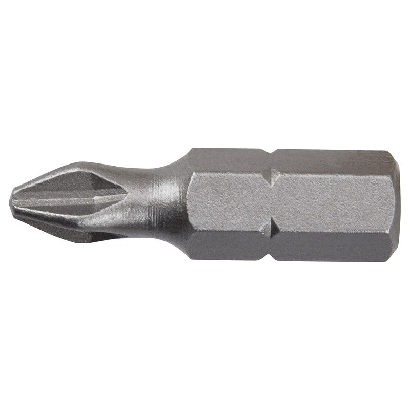 Irwin IWAF21PH2B25 Insert Bit, #2 Drive, Phillips Drive, 1/4 in Shank, Hex Shank, High-Grade S2 Tool Steel, 1 in L