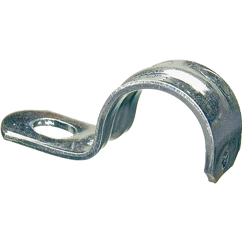 Halex 61125 Conduit Strap, 2-1/2 in, 1-1/4 in L, Steel, Galvanized, 1/PK (Pack of 10)
