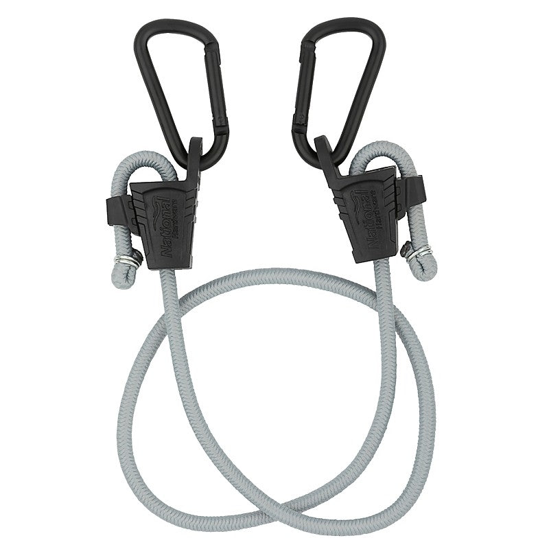 National Hardware N263-081 Adjustable Bungee, 40 in L, Black, S-Hook End