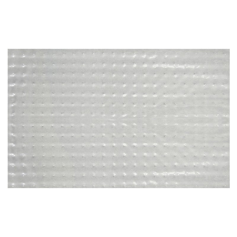 Multy Home 5310224EA Runner, 100 ft L, 27 in W, Solid Pattern, Vinyl Rug, Clear