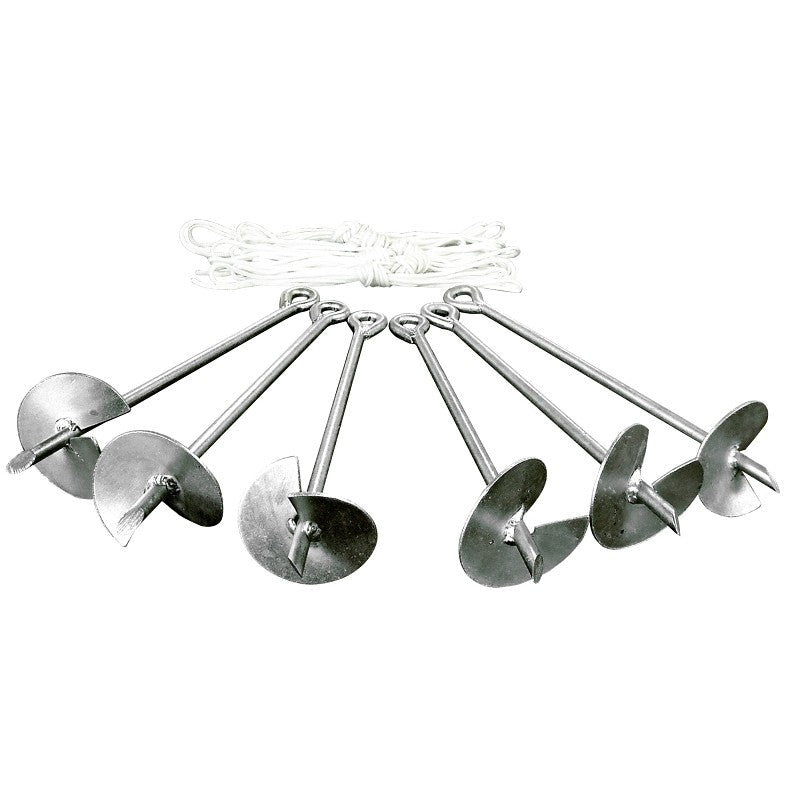 Caravan Canopy 10001400002 Stake, Hassle-Free, Galvanized Steel, Silver, Galvanized Steel