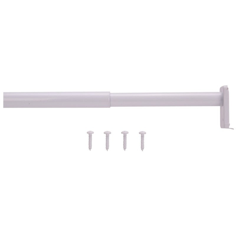 ProSource 21013PHX-PS Adjustable Closet Rod, 30 to 48 in L, Steel