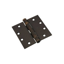 Ball Bearing Commercial Door Hinges 4-1/2 Inch Antique Bronze 3 Pack