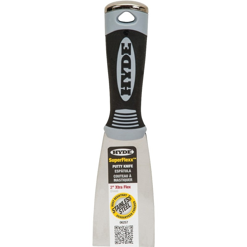 Hyde 06257 Putty Knife, 2 in W Blade, Stainless Steel Blade (Pack of 5)