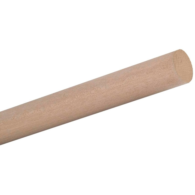 Waddell 6504UB Dowel Rod, 1/4 in Dia, 36 in L, Oak Wood (Pack of 25)