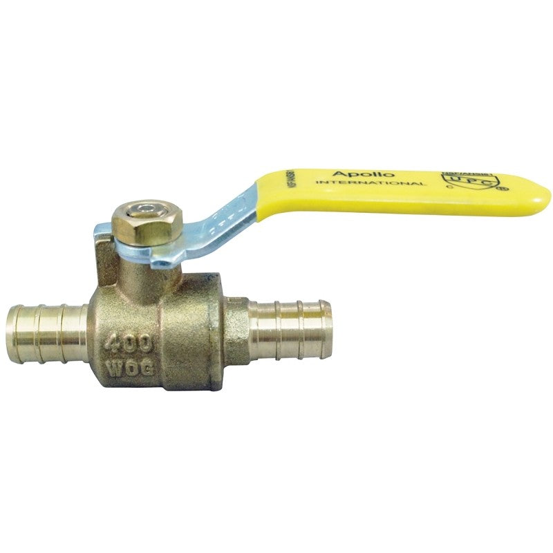 Apollo APXV1212 Ball Valve, 1/2 x 1/2 in Connection, Crimp, Brass Body
