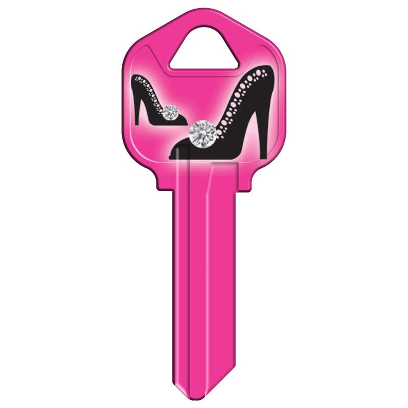 Hy-Ko 16005KW1-35 Key Blank, High Heel, Brass, Nickel-Plated, For:, KW1 Key Number, Kwikset KW1 Keyways (Pack of 5)