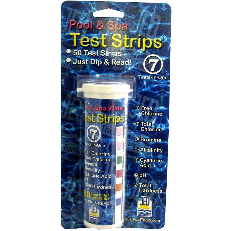 Jed Pool Tools 00-492-01 Pool Test Kit Refill, 7-Way
