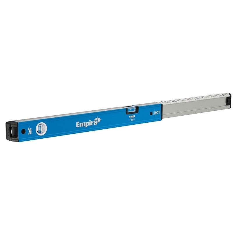 Empire Level True Blue eXT Series EXT78 Extendable Box Level, 48 in L, 2-Vial, Aluminum, Blue