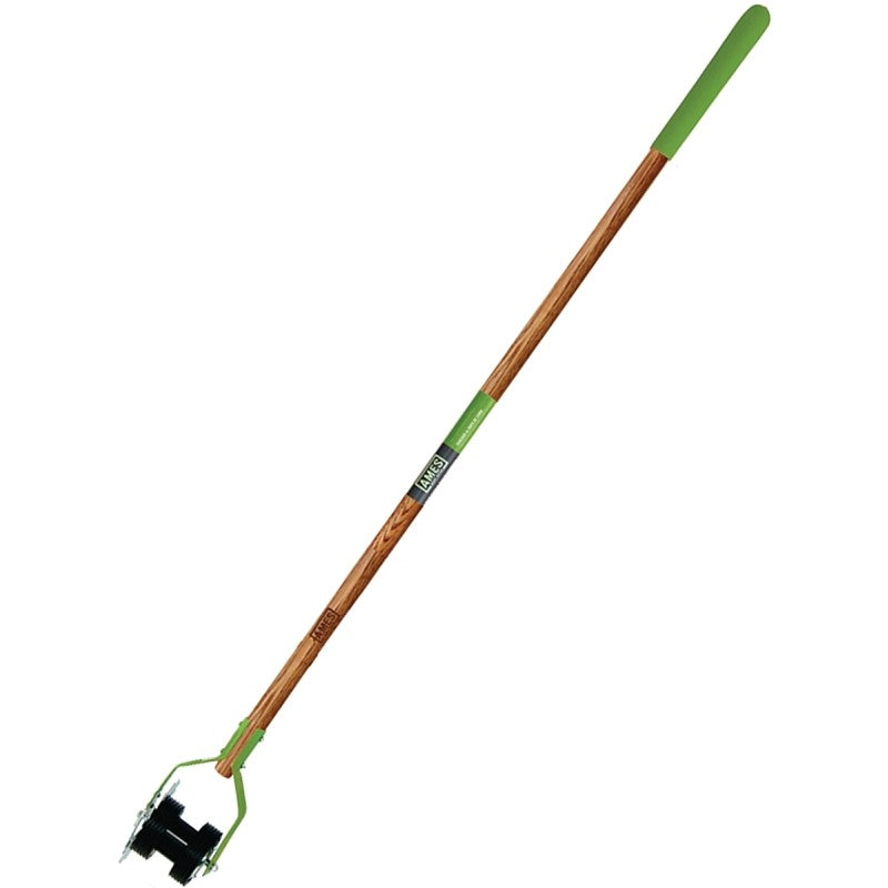 Ames 2916000 Rotary Edger, Wood Handle, Cushion-Grip Handle