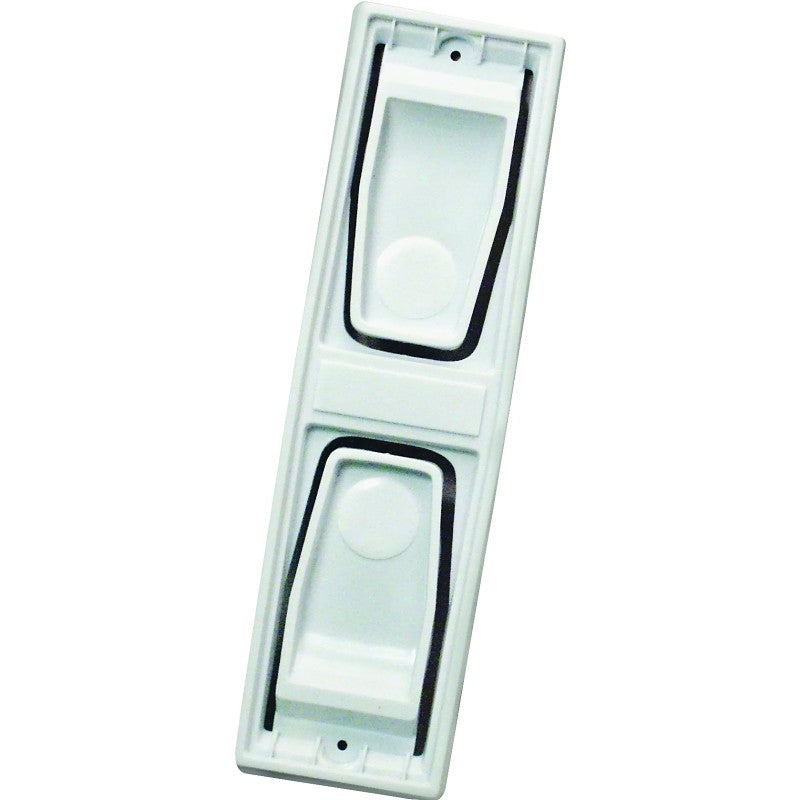 Chef Craft 20722 Paper Towel Holder, 16 in OAW, 16 in OAL, Plastic, White