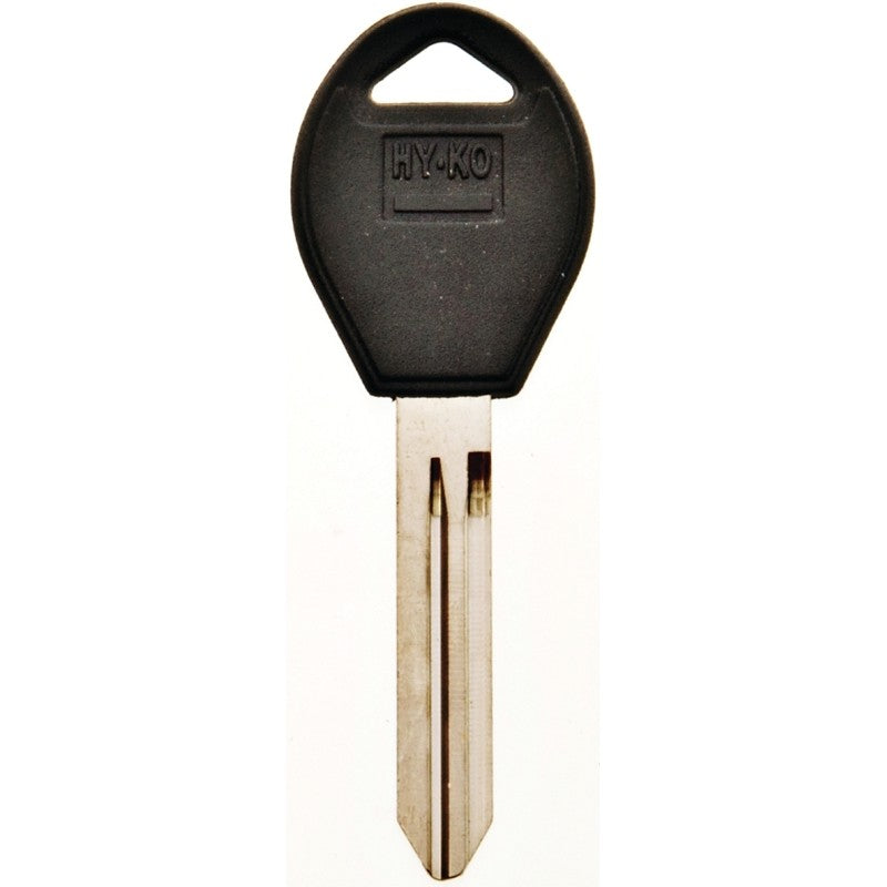 Hy-Ko 12005DA34 Automotive Key Blank, Brass/Plastic, Nickel, Black, For: Nissan Vehicle Locks (Pack of 5)