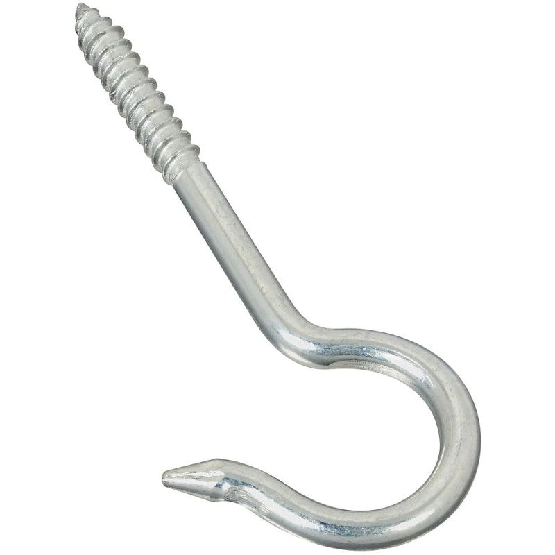 National Hardware 2040BC N220-509 Ceiling Hook, 60 lb Working Load, #3, Steel, Zinc (Pack of 20)