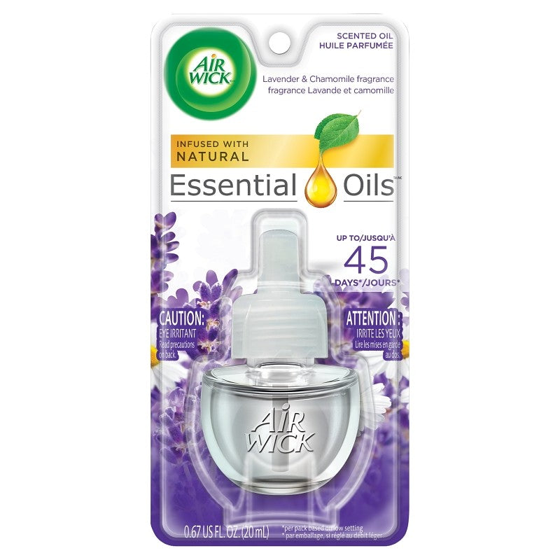 Air Wick 6233878297 Air Freshener Refill, 0.71 oz, Lavender/Chamomile