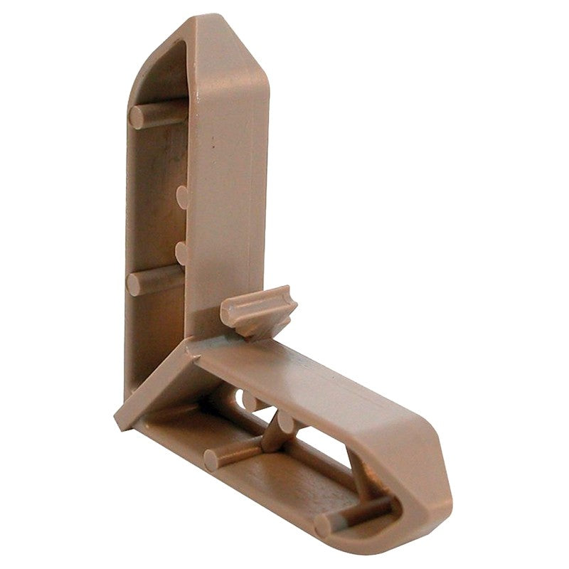 Prime-Line PL 15759 Screen Frame Corner, Plastic, Tan, For: Pella Screen Frames