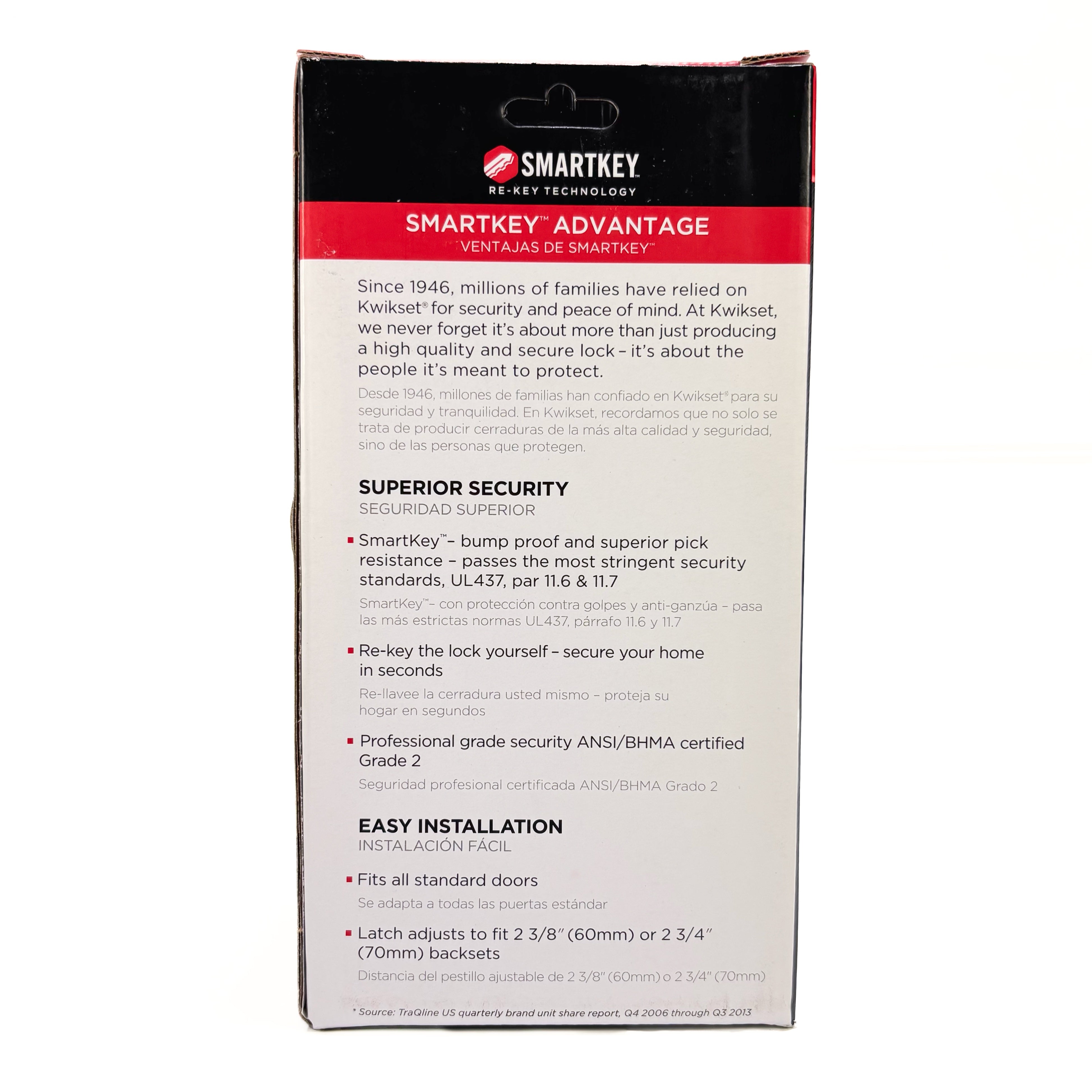 Keyed Entry Lockset Smartkey Polished Chrome