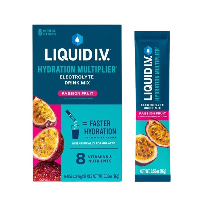 Liquid I.V. LVM6002 Drink Mix, Passion Fruit (Pack of 12)