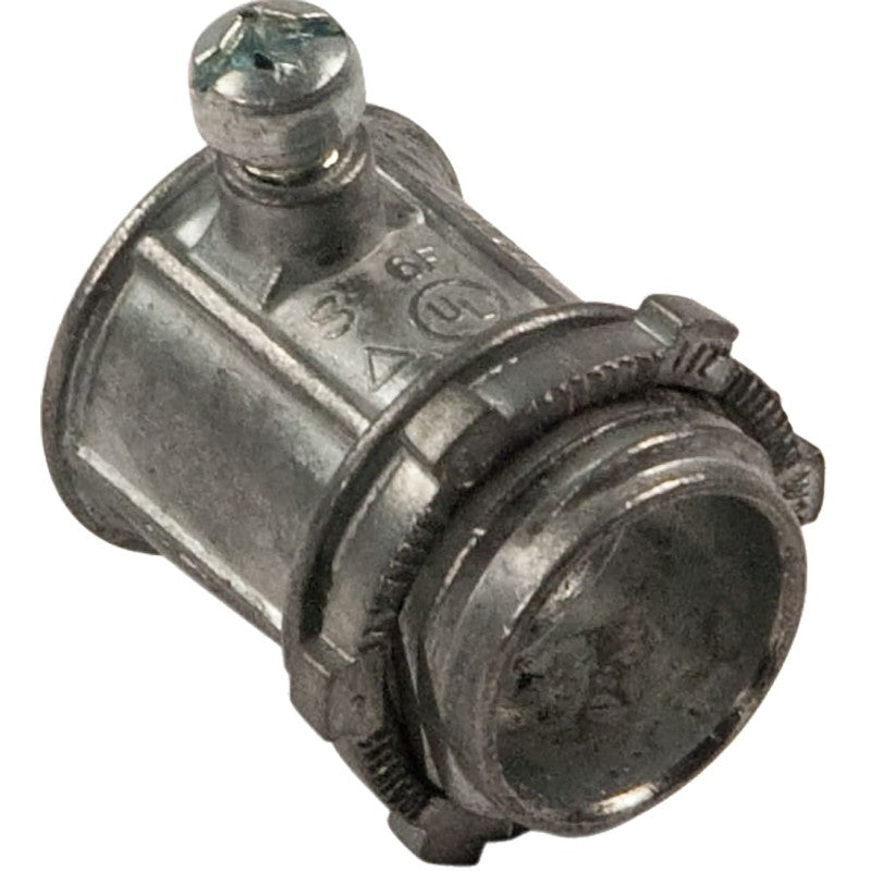 Halex 91212 Set Screw Connector, 3/4 in, Zinc, 1/BAG