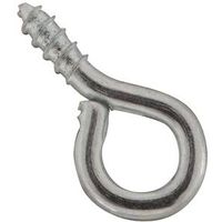 Small Eye Screw Eyes 15/32 Inch #217-1/2 Zinc Plated Steel 15 Pack