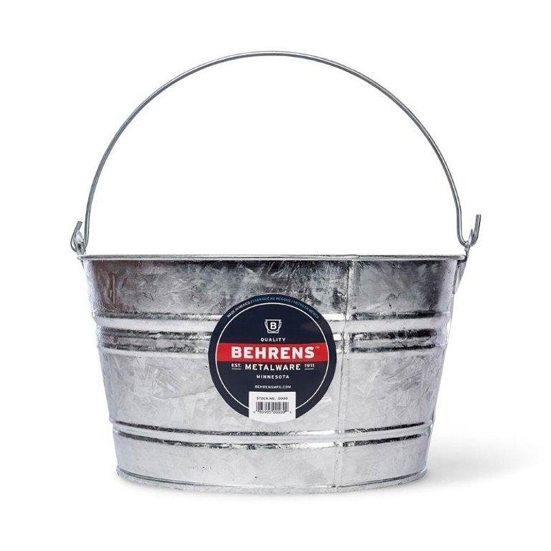 Behrens C17 Scrub Pail, 4.25 gal Capacity, Steel