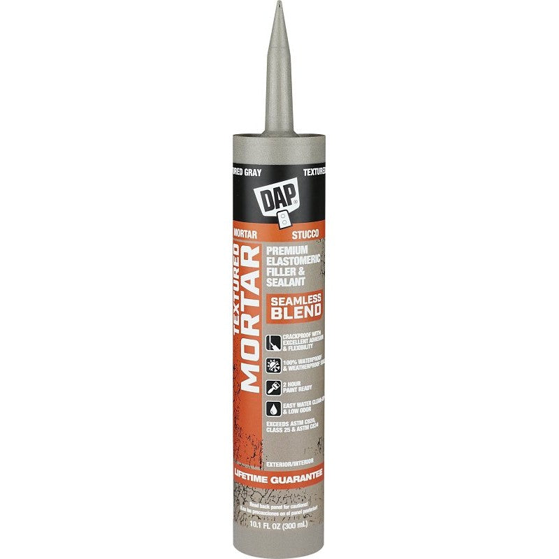 DAP 7079810082 Filler and Sealant, Gray, Paste, 10.1 fl-oz Cartridge