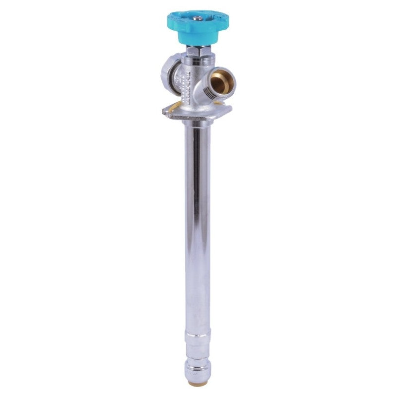 Cash Acme 24628LF Anti-Siphon Sillcock, 8 in L, 1/2 x 3/4 in, MHT, 125 psi, Brass Body