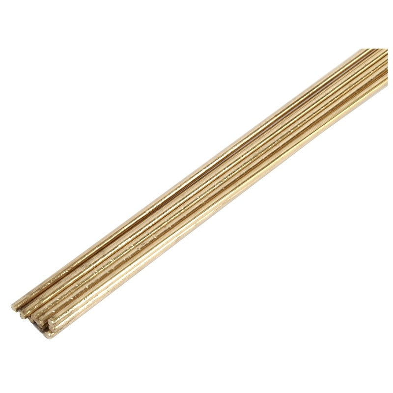 Forney 47300 Gas Brazing Rod, 1/8 in Dia, 18 in L, Brass