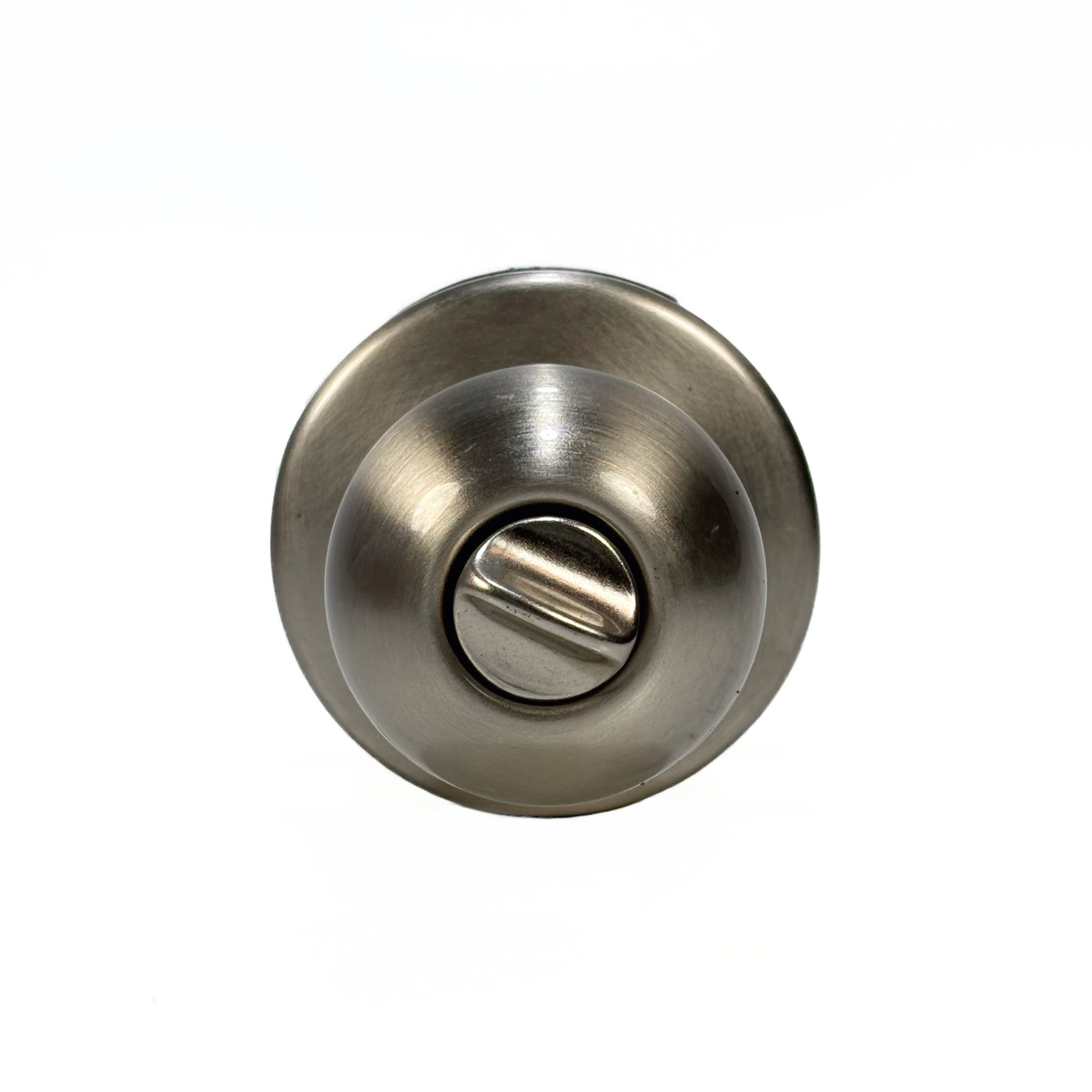 Bed and Bath Yukon Privacy Lockset Satin Nickel