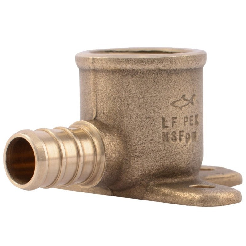 SharkBite UC334LFA Pipe Elbow, 1/2 in, Barb x FNPT, 90 deg Angle, 200 psi Pressure