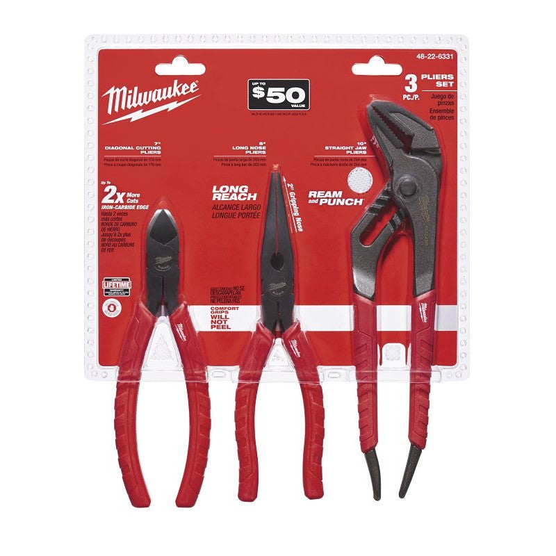 Milwaukee 48-22-6331 Pliers Kit, 3-Piece
