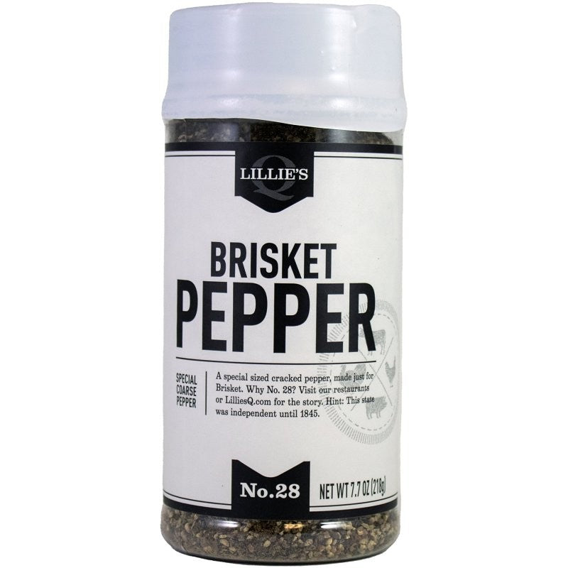 Lillie's Q LQ00121-C Pepper Rub, Black Pepper, 3.6 oz Jar