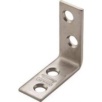 Corner Braces 1-1/2 By 5/8 Inch Stainless Steel 2 Pack With Screws