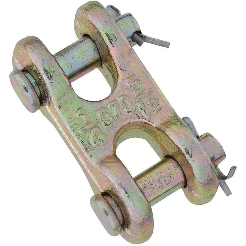National Hardware 3248BC Series N282-129 Clevis Link, 1/4 x 5/16 in Trade, 4700 lb Working Load, 70 Grade, Steel