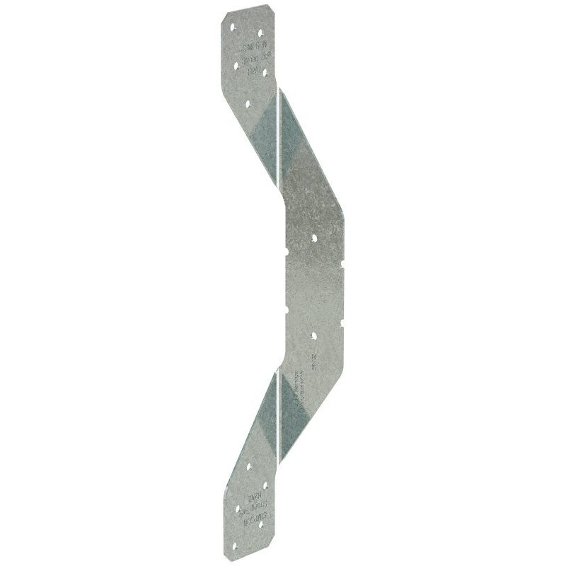 Simpson Strong-Tie H2A H2AZ Hurricane Tie, 10.438 in L, 1.531 in W, Steel, Galvanized (Pack of 100)