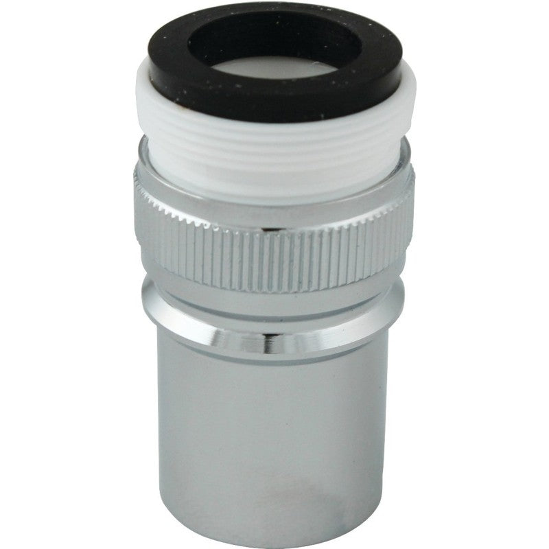 Plumb Pak PP800-11LF Faucet Aerator, 55/64-27 x 15/16-27 Male x Female Thread, Brass, Chrome Plated