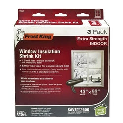 Frost King V83/3 Insulation Kit, 42 in W, 1.5 mil Thick, 62 in L