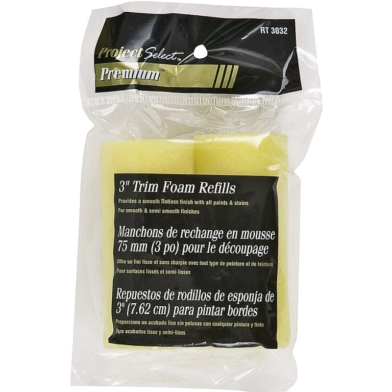 Linzer RT3032 Roller Cover, 3 in L, Foam Cover, 12/PK (Pack of 12)