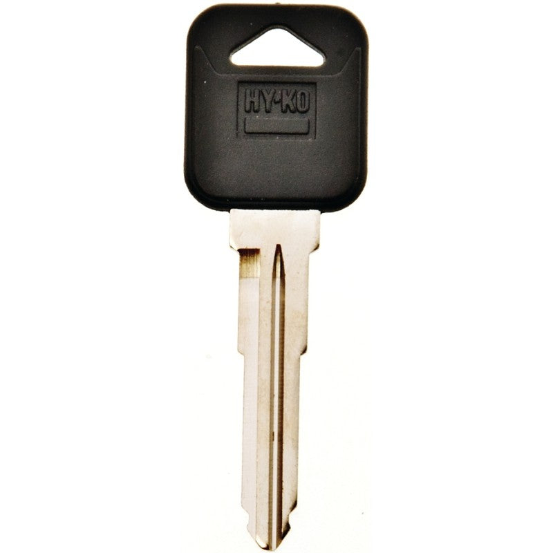 Hy-Ko 12005MZ19 Automotive Key Blank, Brass/Plastic, Nickel, For: Mazda Vehicle Locks, MZ19 Key Number (Pack of 5)