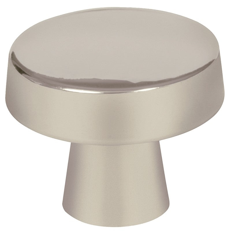 Amerock Blackrock Series BP55270G10 Cabinet Knob, 1-1/16 in Projection, Contemporary, 1-5/16 in, Zinc, Satin Nickel