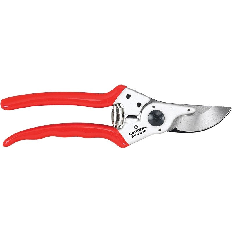 Corona BP 4250 Pruning Shear, 1 in Cutting Capacity, HCS Blade, Bypass Blade, Aluminum Handle