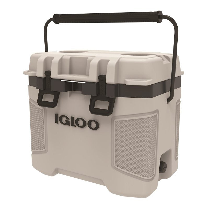 Igloo Trailmate 50214 Cool Box, 25 qt Cooler, Plastic, Bone, 5 days Ice Retention