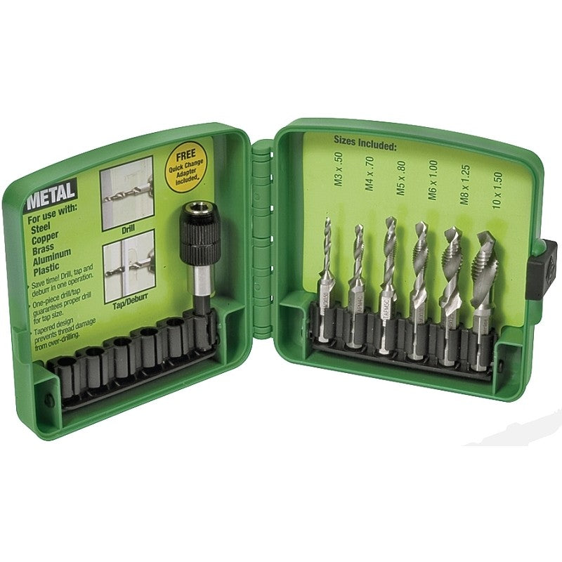 Greenlee DTAPKIT Drill/Tap Kit, Steel