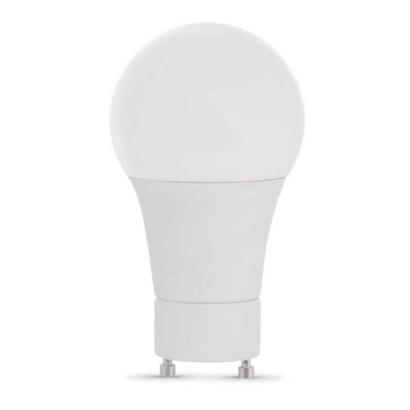 Feit Electric A60DM827GU2410KLED/2 LED Bulb, 120 V, 800 Lumens, 10 W, A19 Lamp, 60 W Equivalent, Dimmable, 2/PK